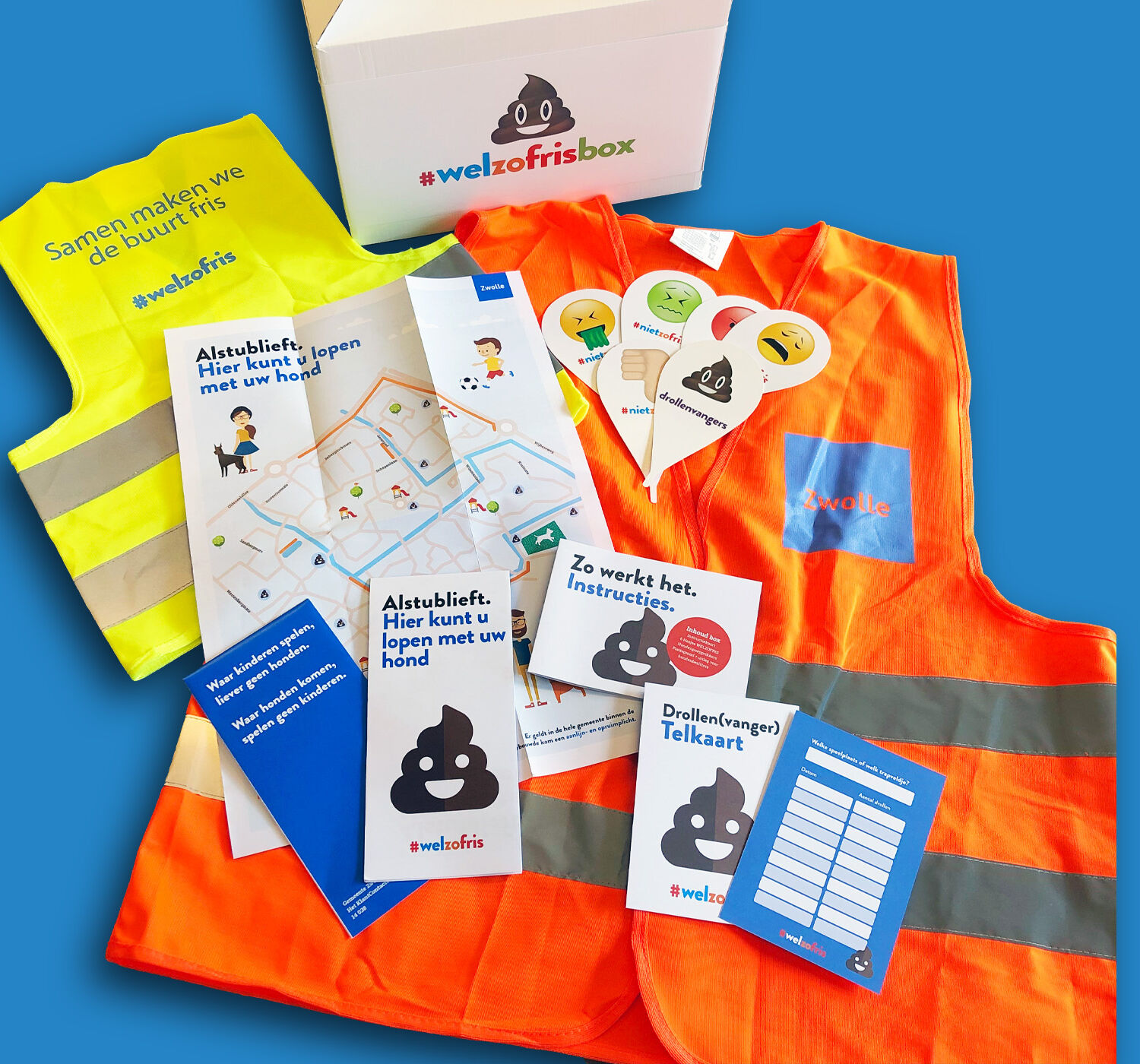 Drollenvangers materiaal