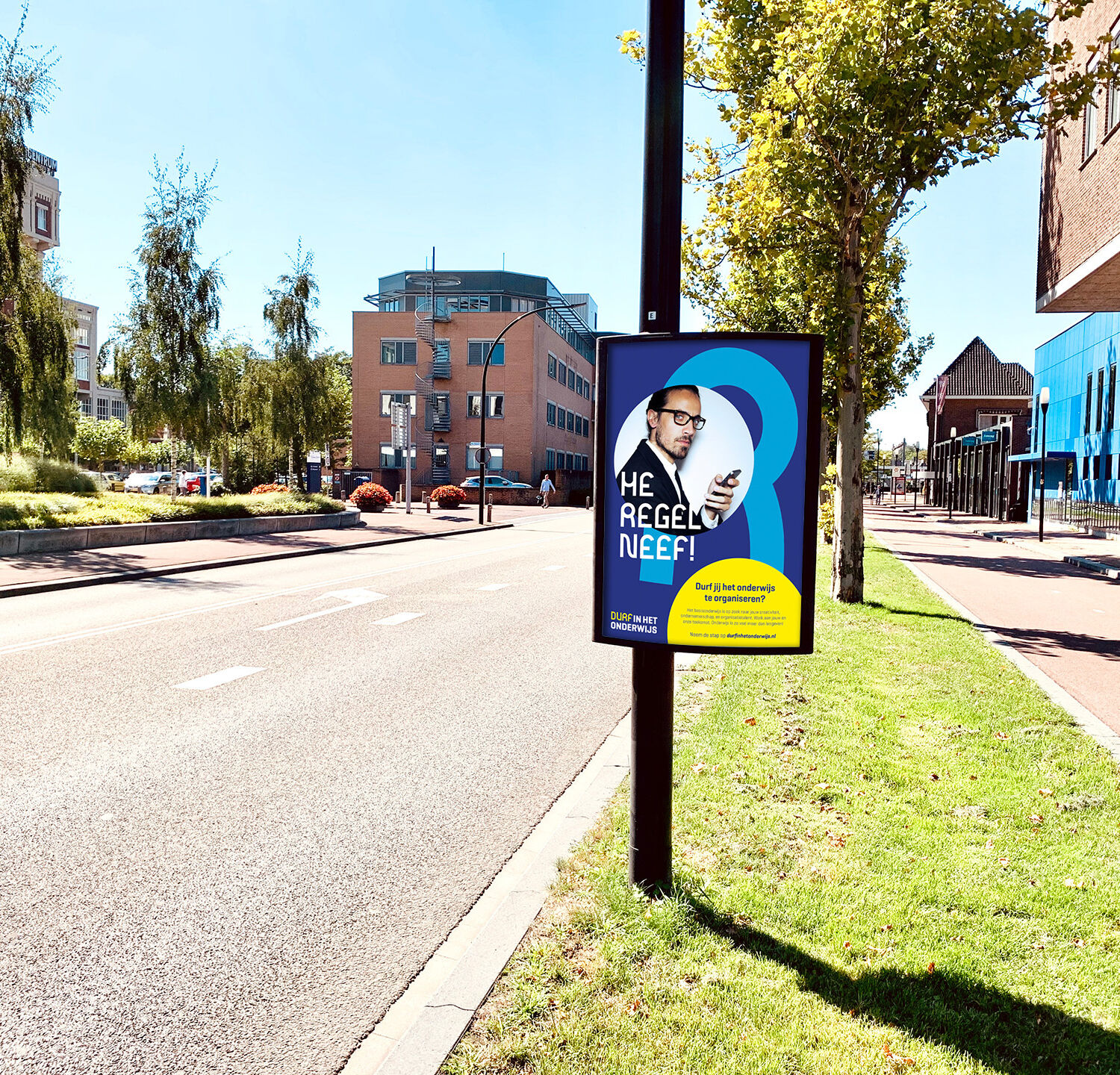 Durfinhetonderwijs poster regelneef buiten